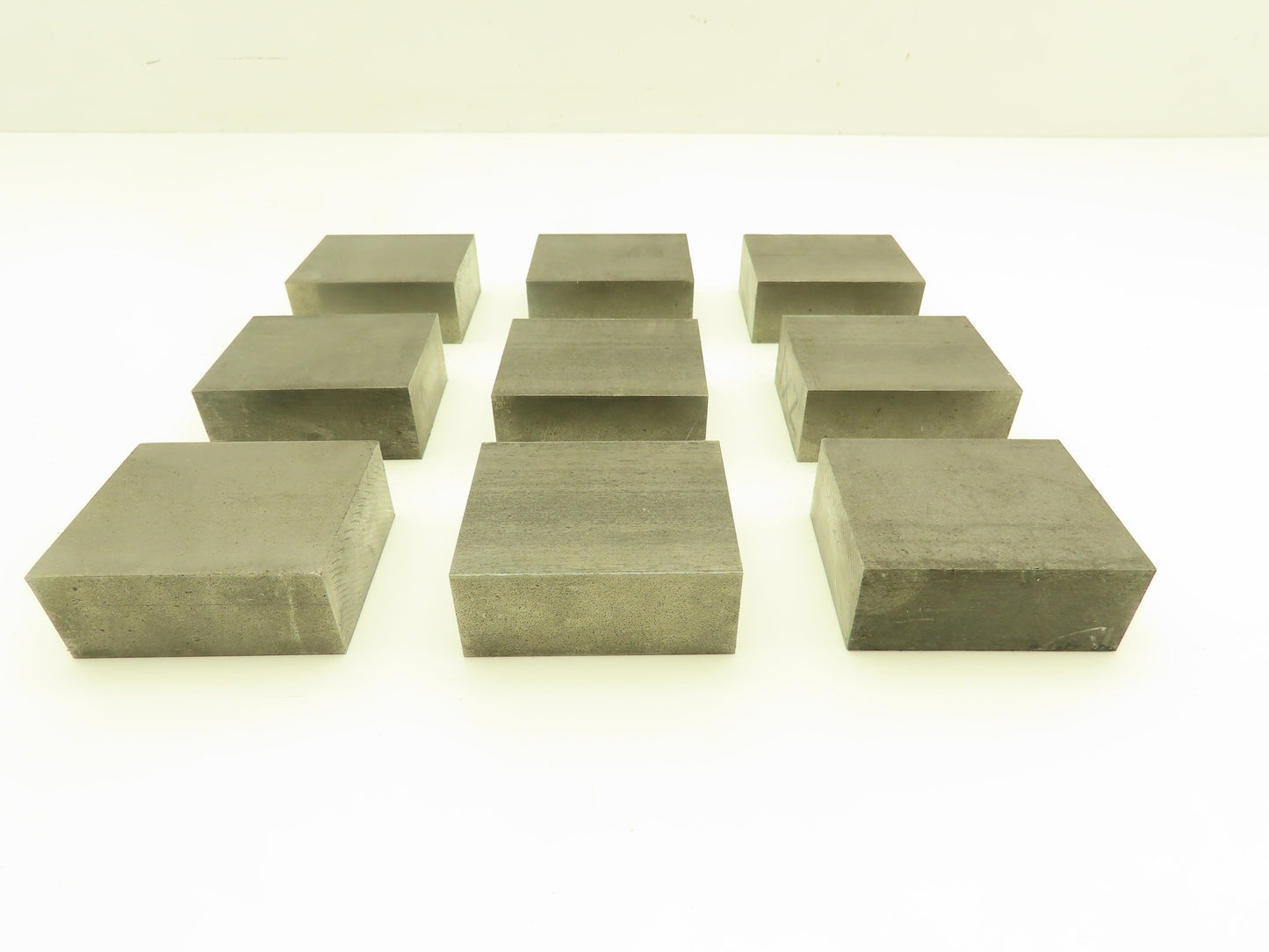 1018 Cold Rolled Steel Flat Bar Stock 1"thick x 2"W x 2-1/2"L  Lot of 9 Blocks