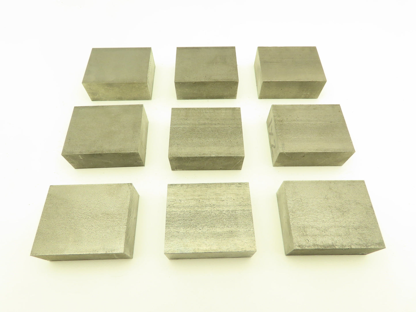 1018 Cold Rolled Steel Flat Bar Stock 1"thick x 2"W x 2-1/2"L  Lot of 9 Blocks