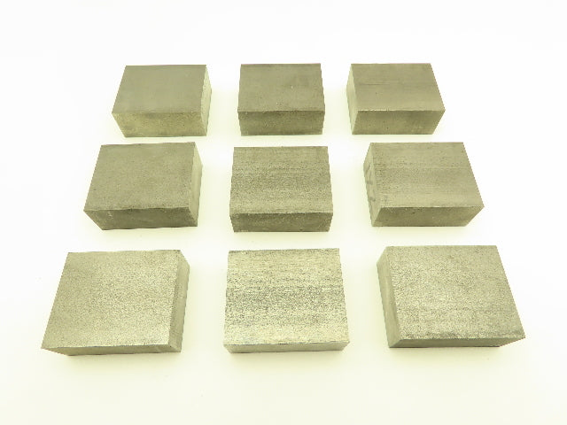 1018 Cold Rolled Steel Flat Bar Stock 1"thick x 2"W x 2-1/2"L  Lot of 9 Blocks