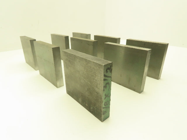 1018 Cold Rolled Steel Flat Bar Stock 5/8"x 3-1/2"x 4"L  Lot of 9 Blocks