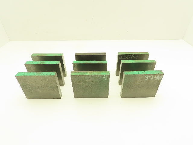 1018 Cold Rolled Steel Flat Bar Stock 5/8"x 3-1/2"x 4"L  Lot of 9 Blocks