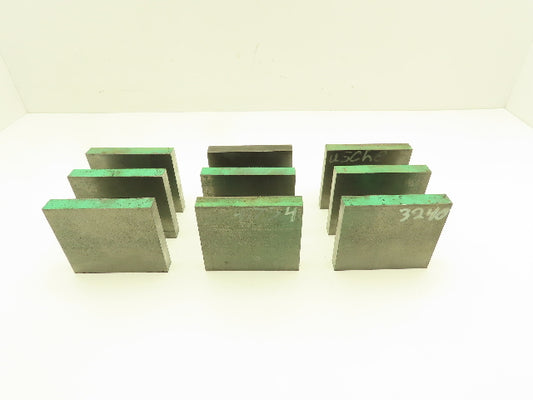 1018 Cold Rolled Steel Flat Bar Stock 5/8"x 3-1/2"x 4"L  Lot of 9 Blocks
