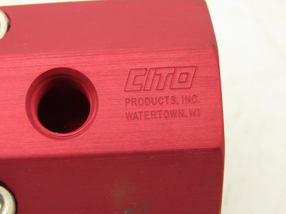 CITO IM4-22-AC-32-1/4-N Inline Air Pneumatic Manifold 1/4"NPT 32-Station 22"L