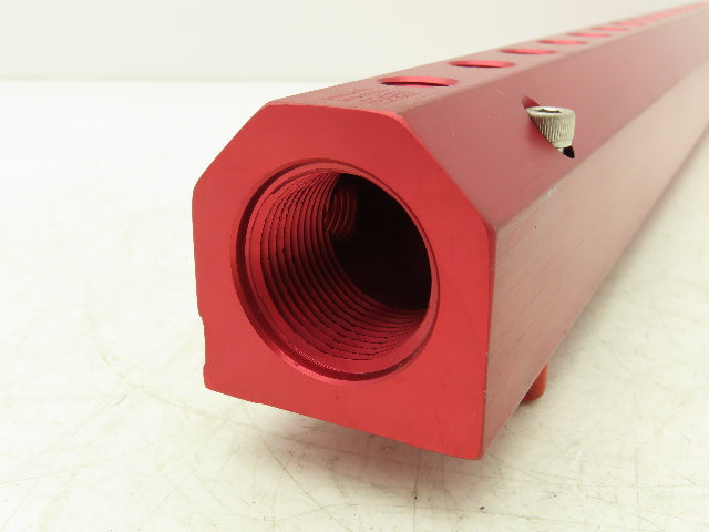 CITO IM4-22-AC-32-1/4-N Inline Air Pneumatic Manifold 1/4"NPT 32-Station 22"L