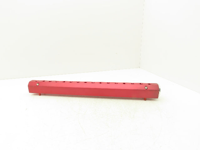 CITO IM4-22-AC-32-1/4-N Inline Air Pneumatic Manifold 1/4"NPT 32-Station 22"L