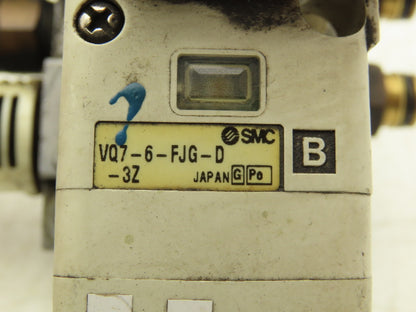 SMC VQ7-6-FJG-D Solenoid Valve Size 1 ISO 4/5 Port 0.15-1.0MPa