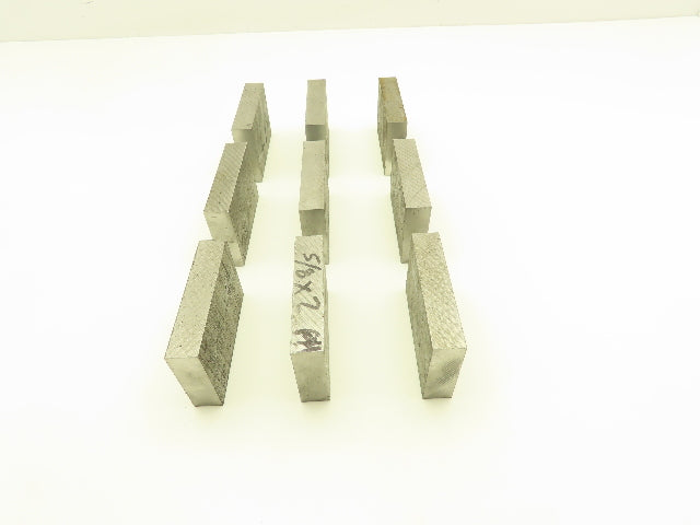 4140/4142 PH Alloy Steel Flat Bar Stock 5/8"x 2"x 3"L  Lot of 9 Blocks