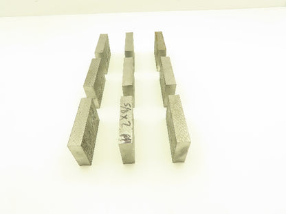 4140/4142 PH Alloy Steel Flat Bar Stock 5/8"x 2"x 3"L  Lot of 9 Blocks