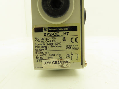 Telemecanique XY2-CE2A150H7 Cable Controlled Emergency Stop Switch Left Hand