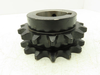 Browning D100Q15 Double Sprocket #100 15T 1.25" Pitch 1-15/16" Bore