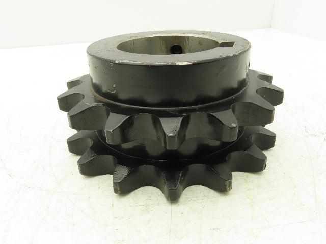 Browning D100Q15 Double Sprocket #100 15T 1.25" Pitch 1-15/16" Bore
