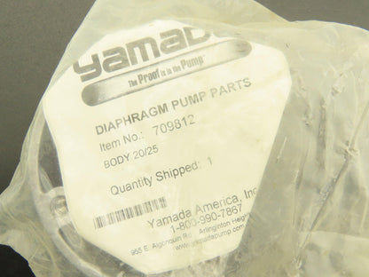 Yamada America 709812 Diaphragm Pump Body 20/25
