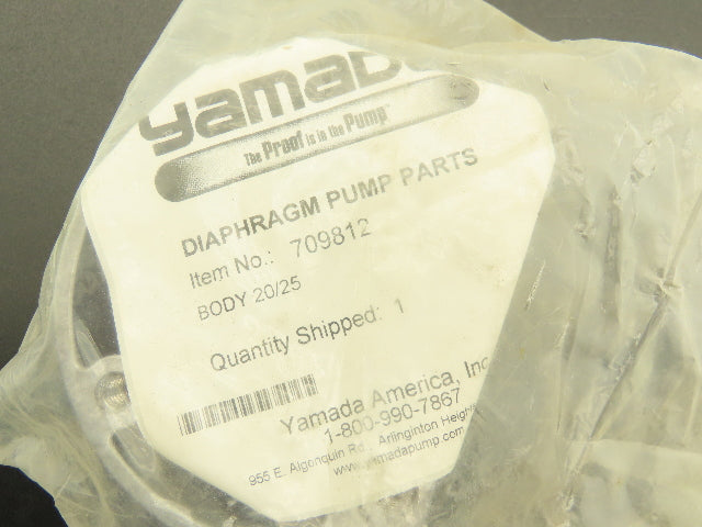 Yamada America 709812 Diaphragm Pump Body 20/25