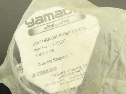 Yamada America 709812 Diaphragm Pump Body 20/25