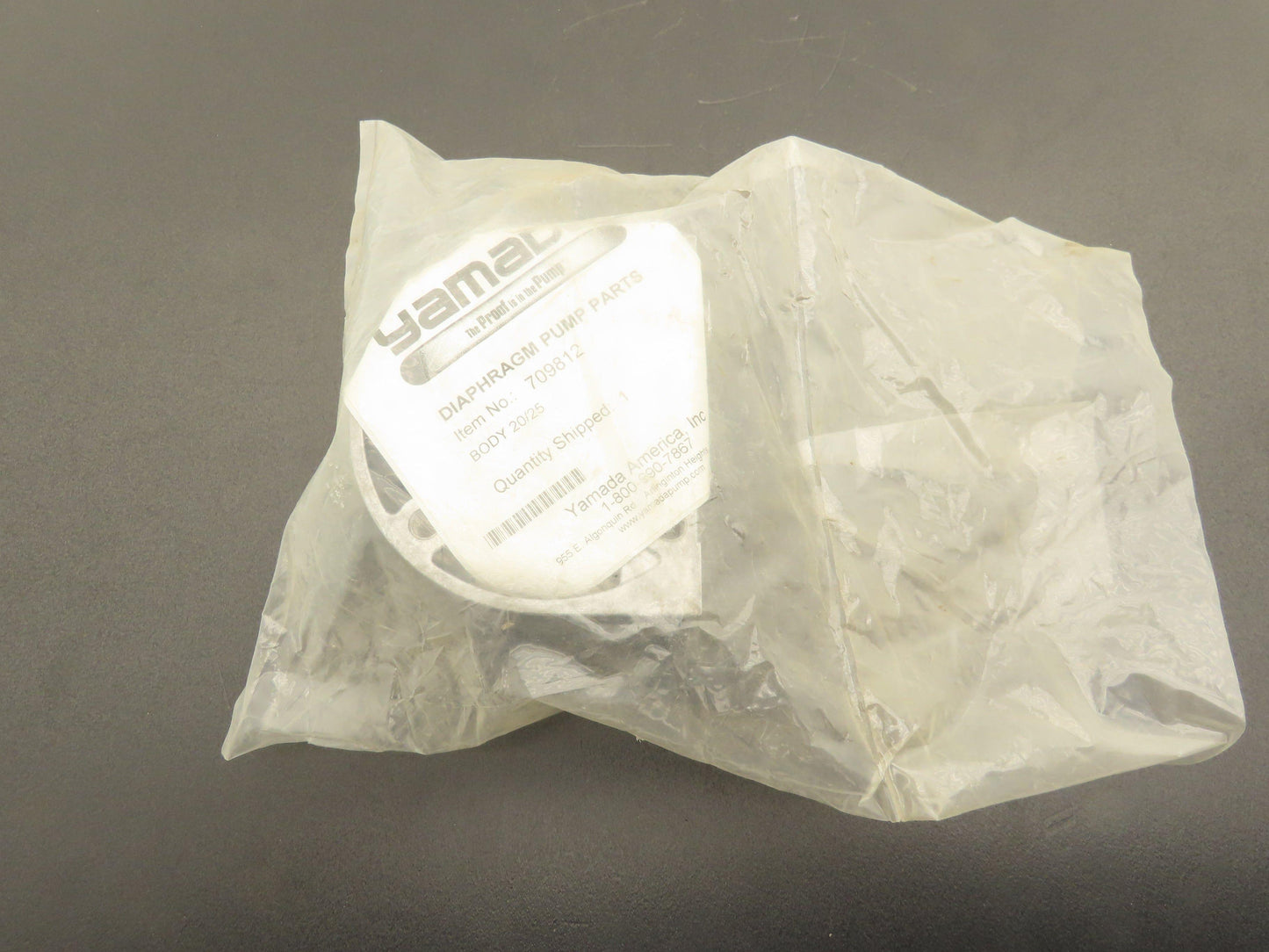 Yamada America 709812 Diaphragm Pump Body 20/25