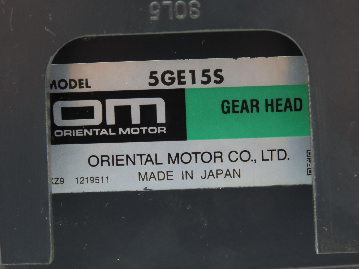 Oriental AC Gearmotor 5RK90GE-CW2M 90W 97rpm 230V 1Ph SOL5