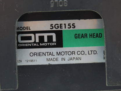 Oriental AC Gearmotor 5RK90GE-CW2M 90W 97rpm 230V 1Ph SOL5