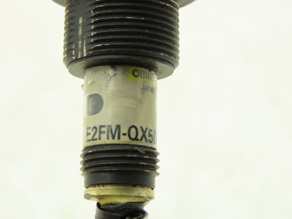 Omron E2FM-QX5D1-1 Inductive Proximity Sensor 10" Cut Cable