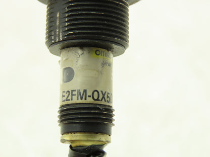 Omron E2FM-QX5D1-1 Inductive Proximity Sensor 10" Cut Cable