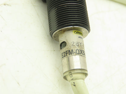 Omron E2FM-QX5D1-1 Inductive Proximity Sensor 17" Cut Cable