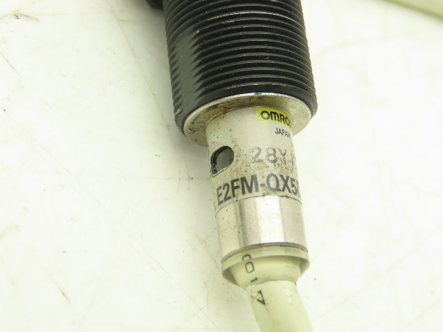 Omron E2FM-QX5D1-1 Inductive Proximity Sensor 17" Cut Cable