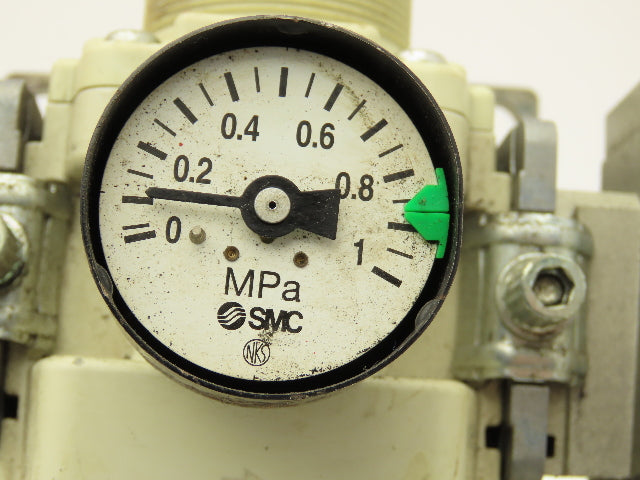 SMC AV4000-04-5DZ Compressed Pneumatic Air Treatment Assembly With Regulators