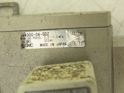 SMC AV4000-04-5DZ Compressed Pneumatic Air Treatment Assembly With Regulators