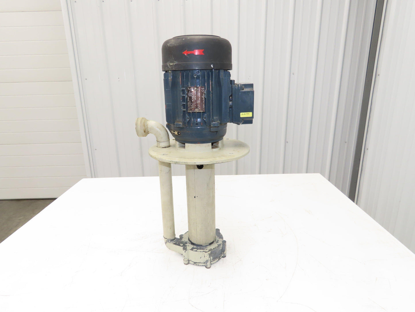 Flux Gerate Plastic Centrifugal Immersion Pump 1.1kW 3360rpm 230/460V 12" Depth