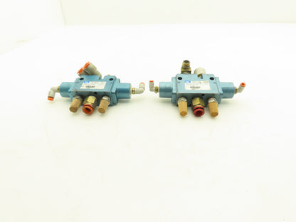 Mac 180003-112-0003 Pneumatically Actuated Dual Solenoid Air Valve 1/4" 150psi