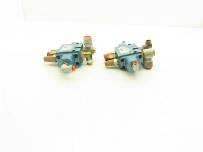 Mac 180003-112-0003 Pneumatically Actuated Dual Solenoid Air Valve 1/4" 150psi