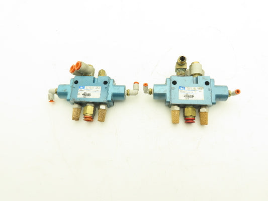 Mac 180003-112-0003 Pneumatically Actuated Dual Solenoid Air Valve 1/4" 150psi