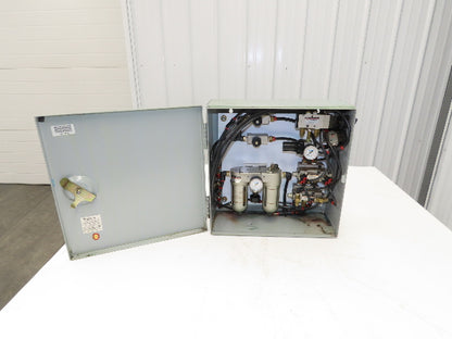 Pneumatic Control Enclosure Hazloc Air Treatment & Spool Valve 5 Function