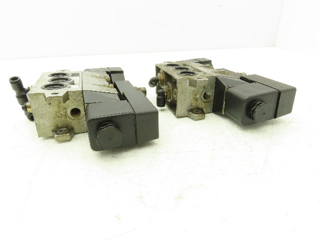 Norgren SXE0573-850-M1 Solenoid Pneumatic Air Valve 24V Coil Base Lot of 2