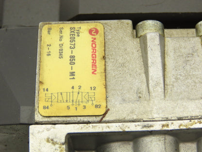 Norgren SXE0573-850-M1 Solenoid Pneumatic Air Valve 24V Coil Base Lot of 2