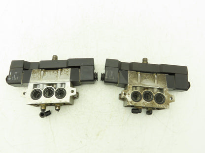 Norgren SXE0573-850-M1 Solenoid Pneumatic Air Valve 24V Coil Base Lot of 2