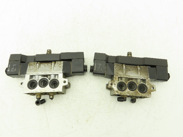 Norgren SXE0573-850-M1 Solenoid Pneumatic Air Valve 24V Coil Base Lot of 2
