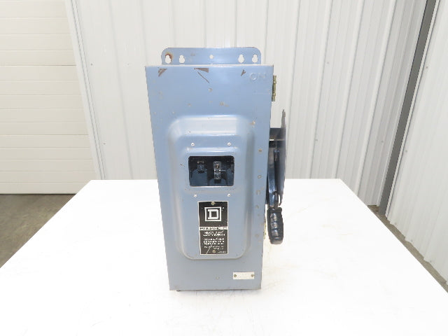 Square D CHU363AWK Safety Disconnect Switch 100 Amp 600V 3 Pole Ph Non-Fusible