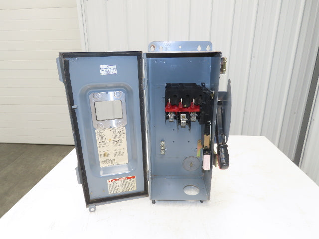 Square D CHU363AWK Safety Disconnect Switch 100 Amp 600V 3 Pole Ph Non-Fusible