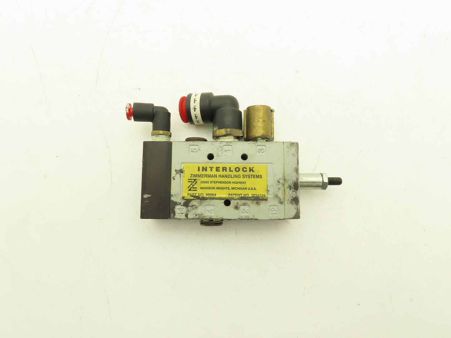 IR Ingersoll Rand Numatics 99064 Pneumatic Air Interlock Valve 1/4" NPT