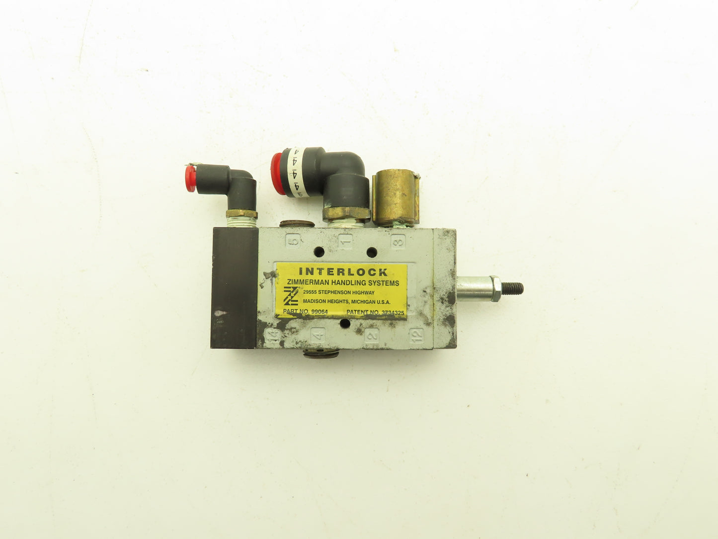 IR Ingersoll Rand Numatics 99064 Pneumatic Air Interlock Valve 1/4" NPT