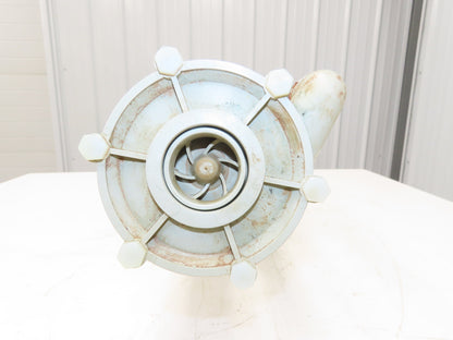 Flux-Geraete Plastic Centrifugal Immersion Pump 1.1kw 3360rpm 230/460V 12" Depth