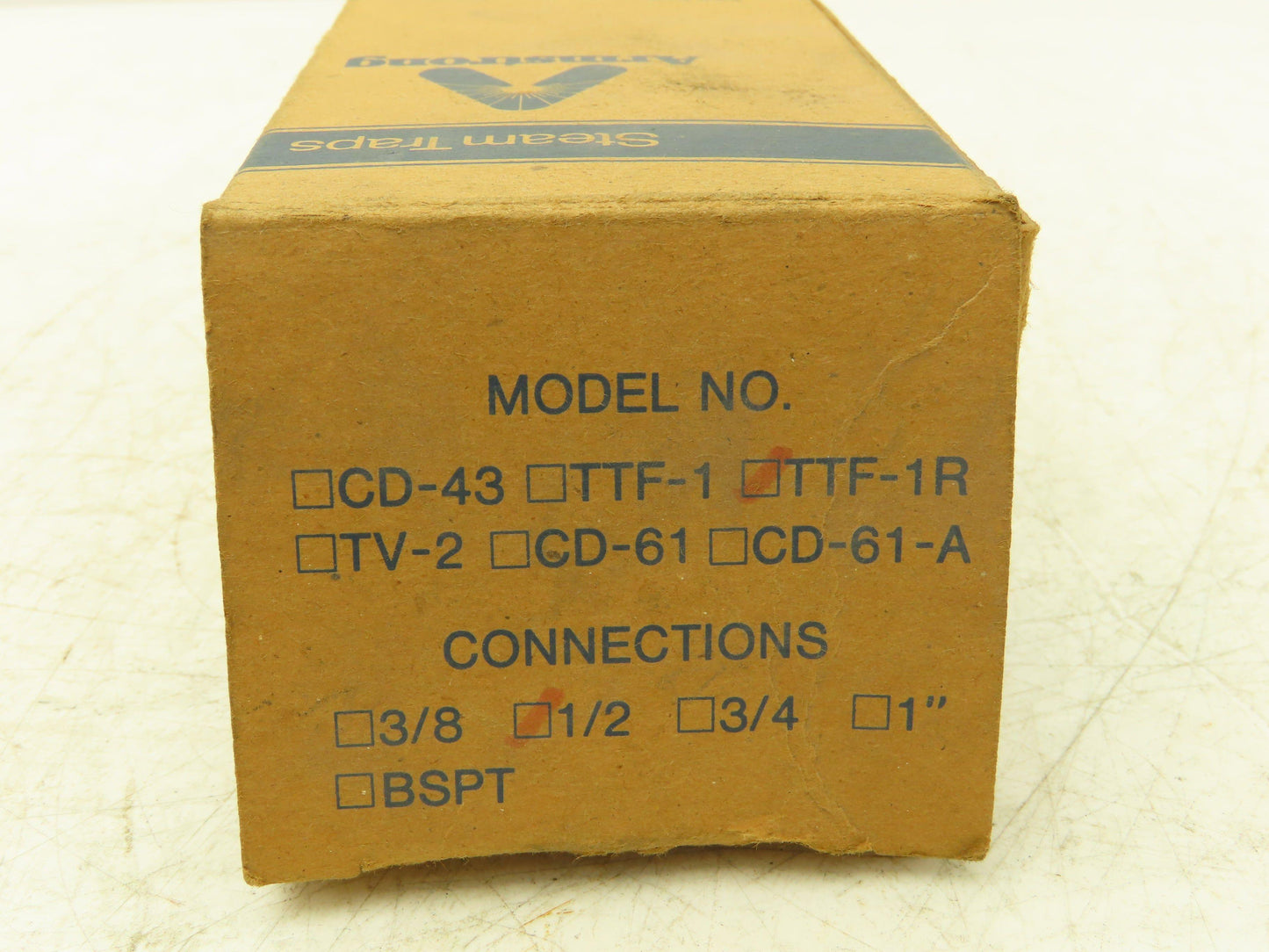 Armstrong TTF-1R Thermostatic Steam Trap Vent 1/2" NPT Stainless Steel 300PSI