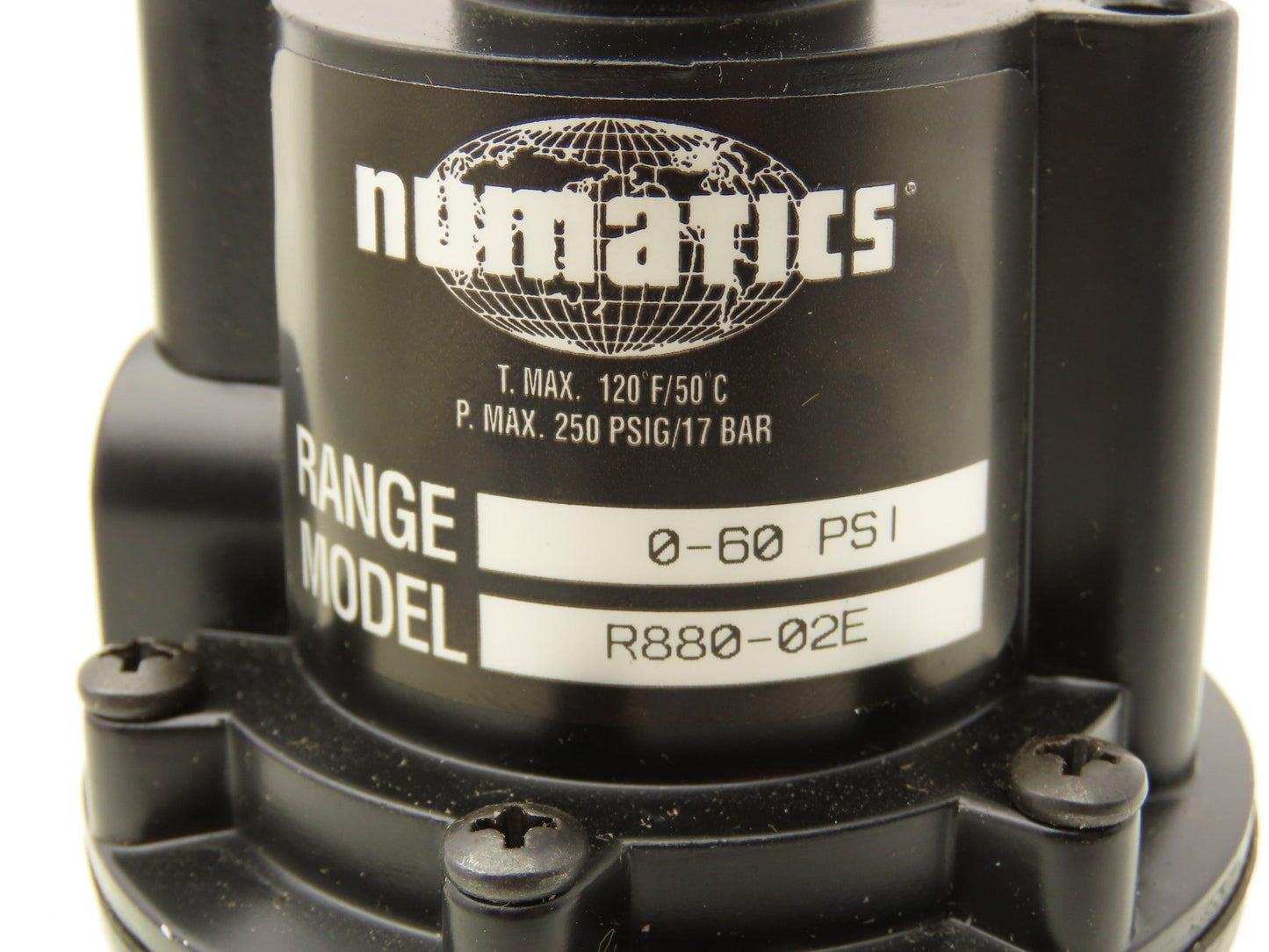 Numatics R880-02E Air Loaded Pressure Regulator Model 60psi 1/4" NPT High Flow