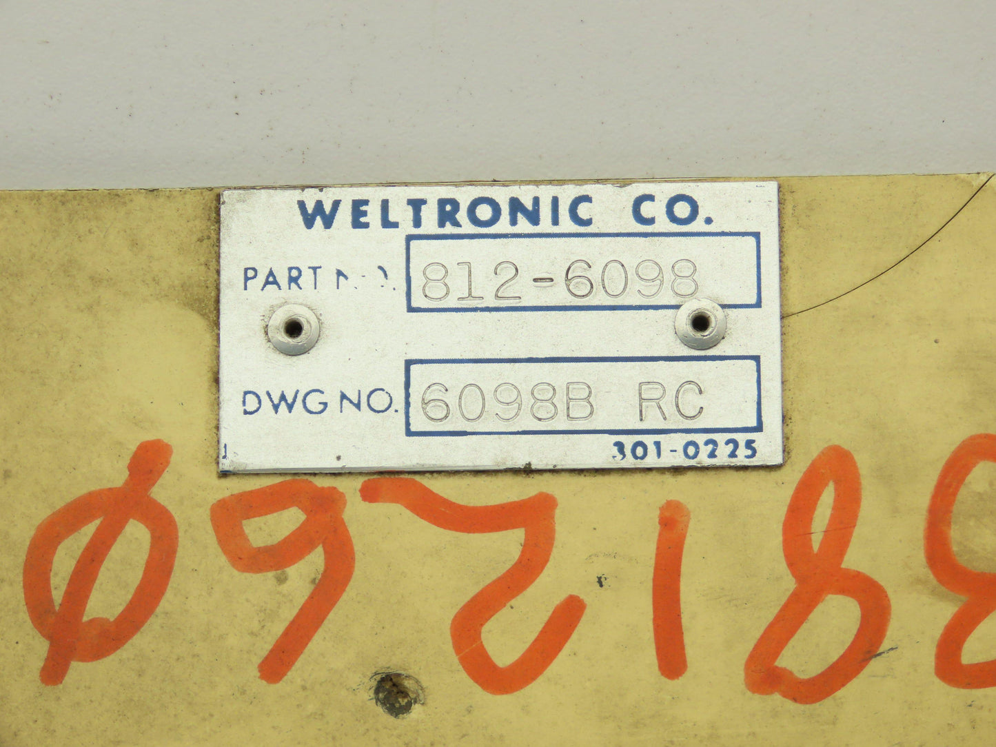 Weltronic 812-6098 NL 1781 Welder SCR Contactor Liquid Cooled Heat Exchanger