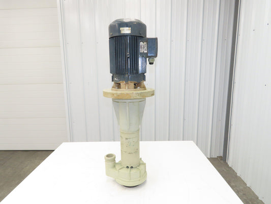 Flux-Gerate LA100L/4/2R-12 Plastic Centrifugal 20" Immersion Pump 2.6kw 400V 3PH