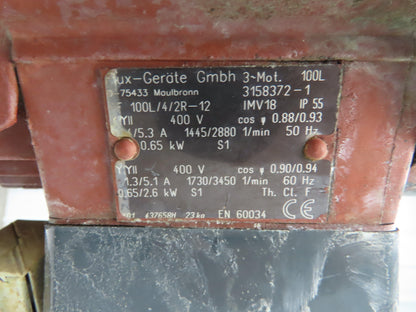 Flux-Gerate LA100L/4/2R-12 Plastic Centrifugal 20" Immersion Pump 2.6kw 400V 3PH