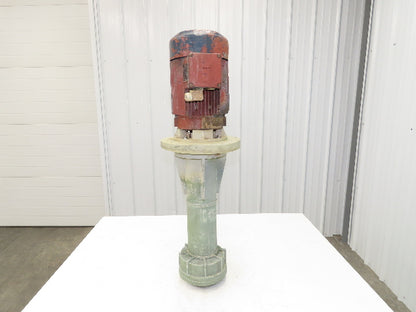 Flux-Gerate LA100L/4/2R-12 Plastic Centrifugal 20" Immersion Pump 2.6kw 400V 3PH