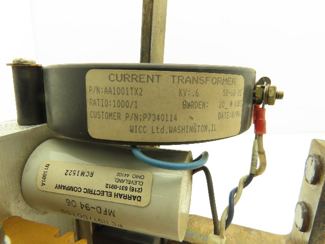 Darrah Electric Liquid Water Cooled Welding SCR Assembly 3/8" NPT