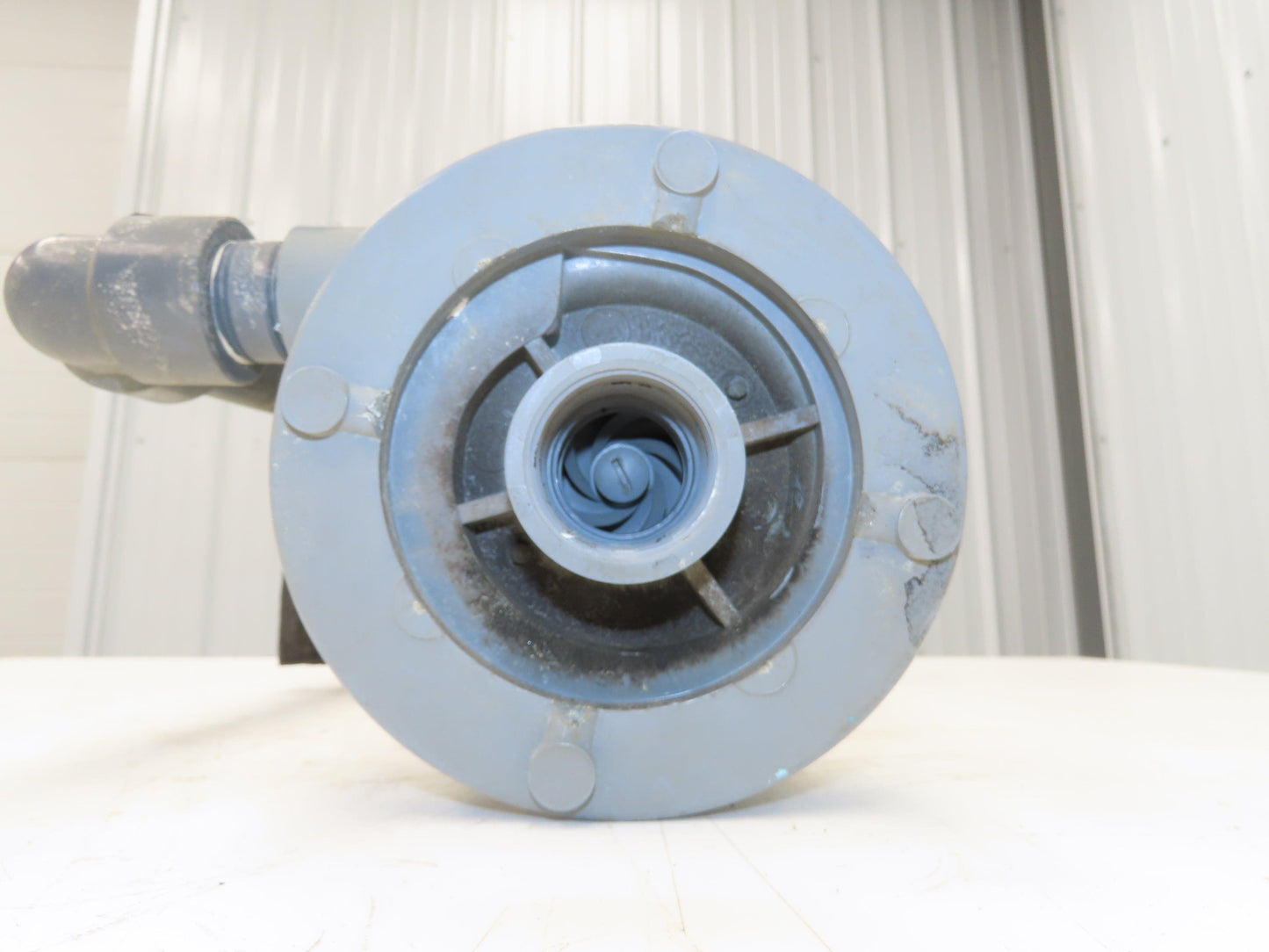 PVC Plastic Chemical Immersion Pump 1.25x1"npt 3/4Hp 115/230V 1PH 13" Depth