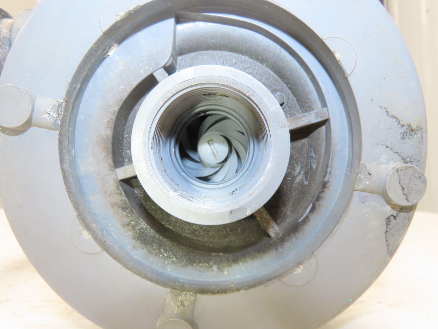 PVC Plastic Chemical Immersion Pump 1.25x1"npt 3/4Hp 115/230V 1PH 13" Depth